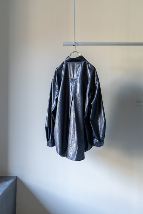 【Licht Bestreben】"M-65 フェイクフェイクレザージャケット"